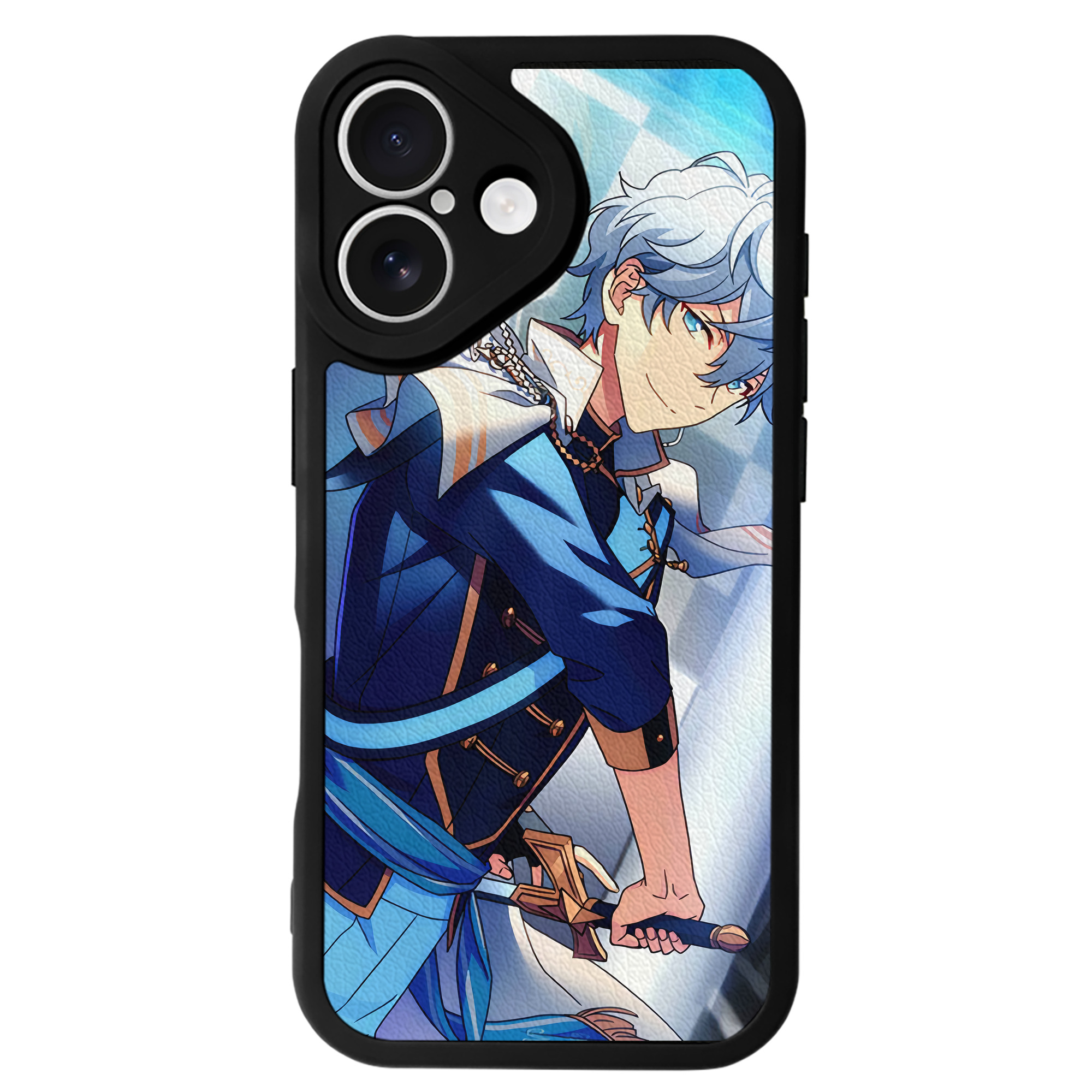 （画像用） あんさんぶるスターズ! Ensemble Stars 【iPhone 16シリーズ対応】シリコンスマホケース（レザー調） 材質：シリコン